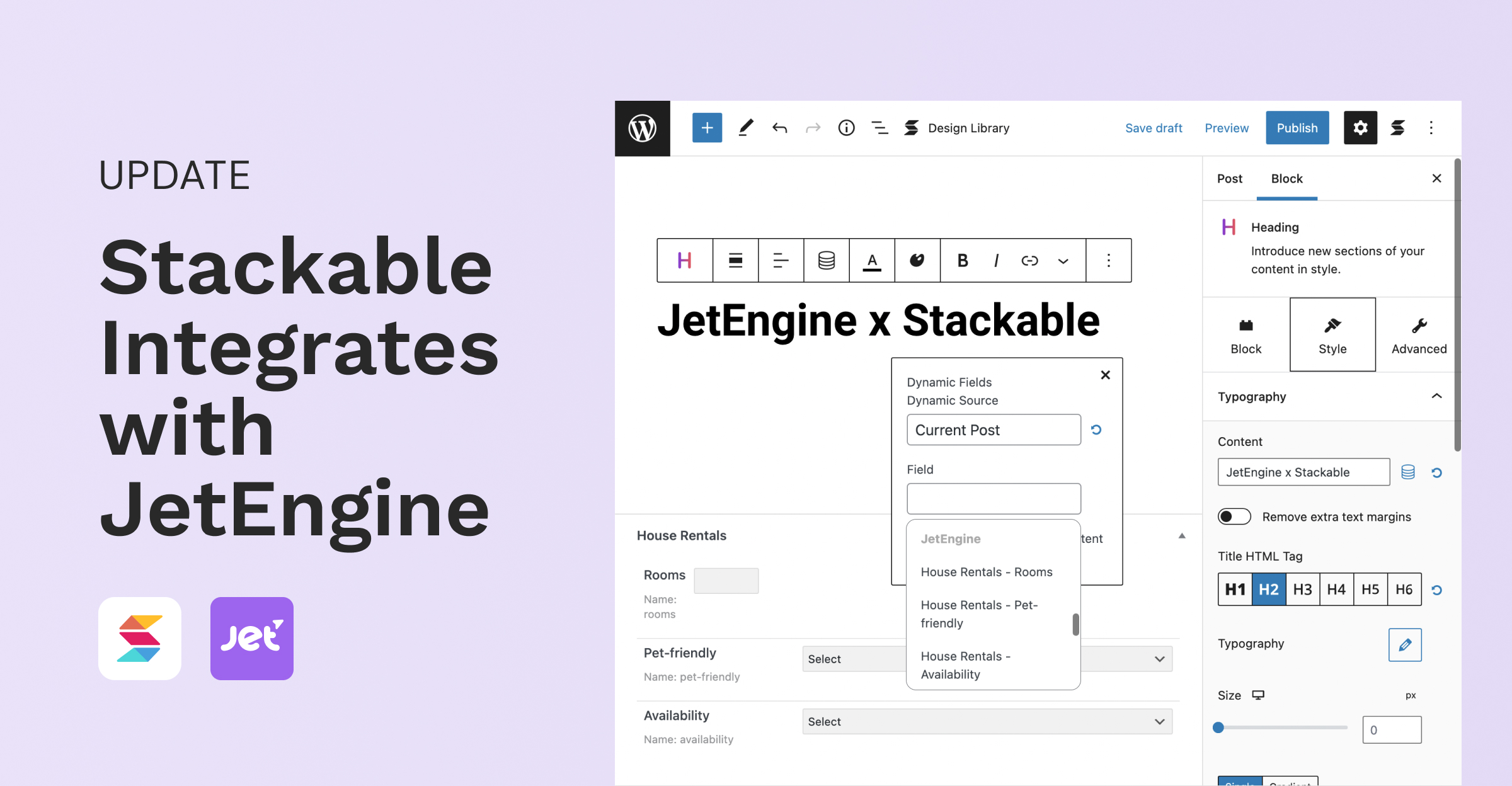 Stackable Integrates With JetEngine