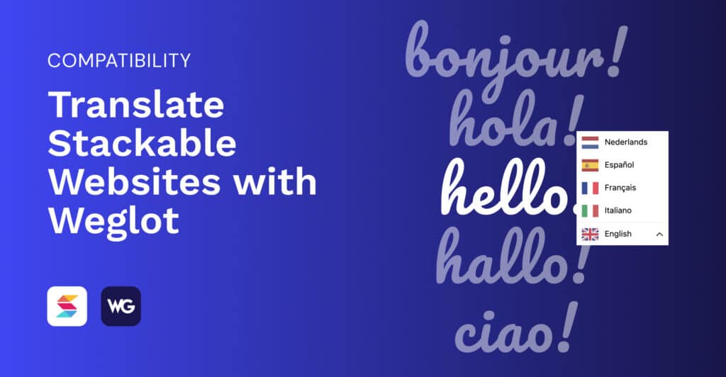 Translate Stackable Websites with Weglot