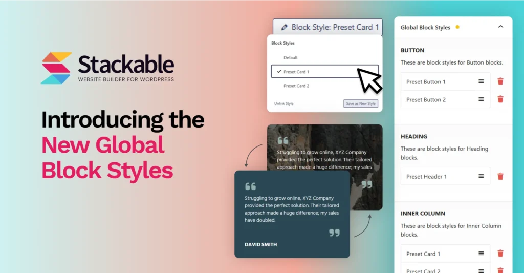 Introducing Global Block Styles